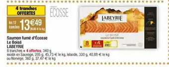 Migros Saumon fumé d'écosse le boisé labeyrie offre