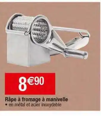 Migros Râpe à fromage à manivelle offre