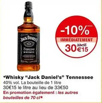 Monoprix Whisky offre
