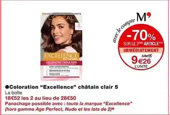 Monoprix Coloration offre