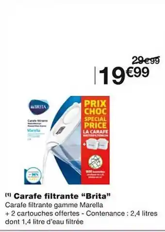 Carafe filtrante
