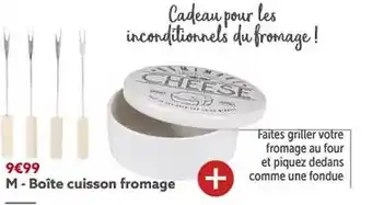 Gifi Boîte cuisson fromage offre