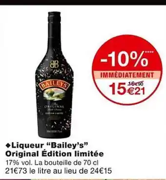 Monoprix Liqueur offre