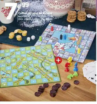 Gifi Coffret 80 jeux de société offre