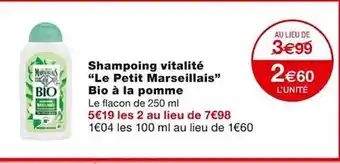 Monoprix Shampoing vitalité offre