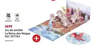 Gifi Jeu de société la reine des neiges offre