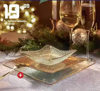 Gifi Service vaisselle 18 pièces offre