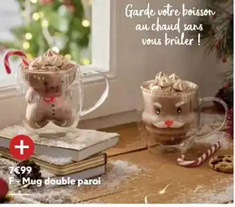 Gifi Mug double paroi offre