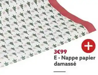 Nappe papier damassé