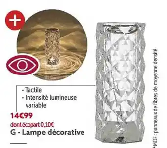 Gifi Lampe décorative offre