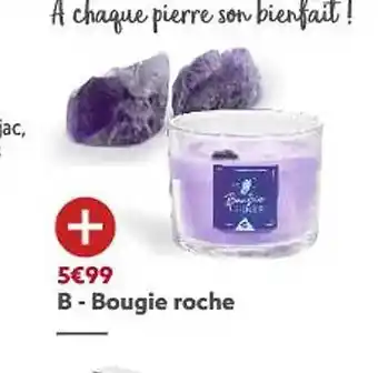Gifi Bougie roche offre