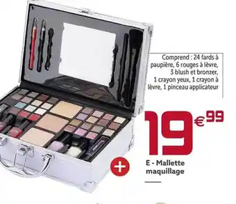 Gifi Mallette maquillage offre