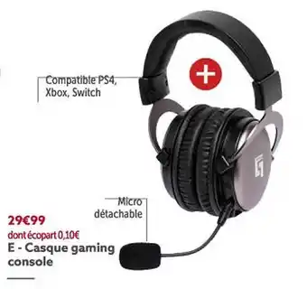 Gifi Casque gaming console offre