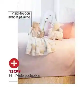 Gifi Plaid peluche offre