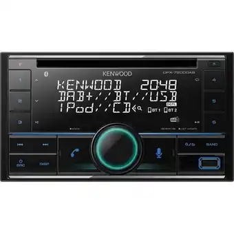 Feu Vert Kenwood autoradio dpx-7200dab offre