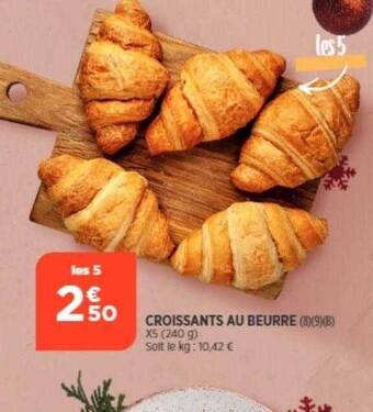 Bi1 Croissants au beurre offre