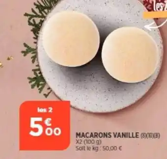 Bi1 Macarons vanille offre