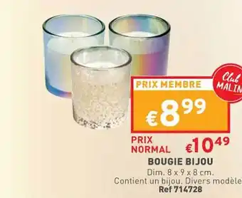Trafic Bougie bijou offre