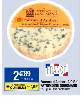 Migros Fourme D'Ambert A.O.P. Patrimoine Gourmand offre