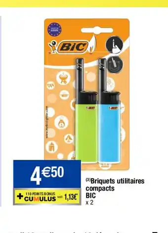 Briquets Utilitires Compacts Bic