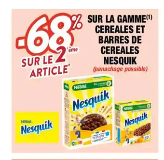 Sur La Gamme Cereales Et Barres De Cereales Nesquik