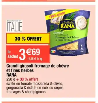 Grandu Girasoli Fromage De Chevre Et Fines Herbes Rana