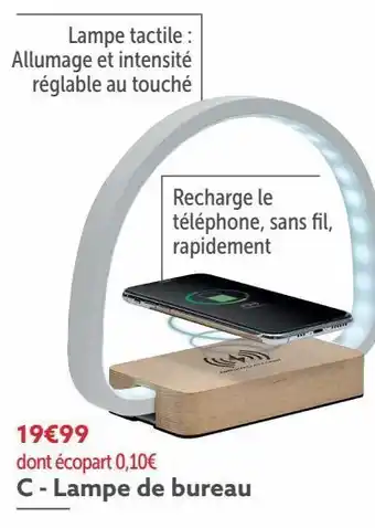 Gifi Lampe de bureau offre