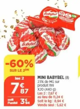 Bi1 Mini babybel offre