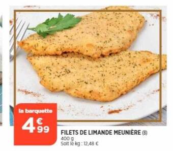 Bi1 Filets de limande meunière offre