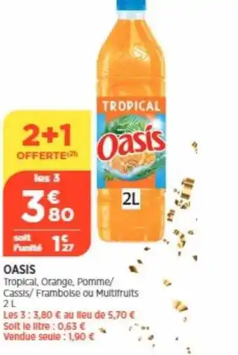 Bi1 Oasis offre