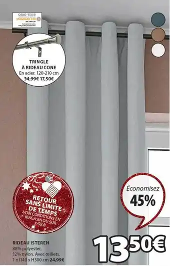 JYSK Rideau isteren offre