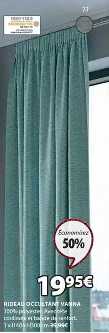 JYSK Rideau occultant vanna offre