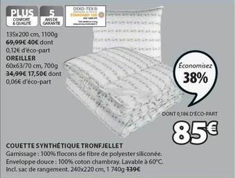 JYSK Couette synthétique tronfjellet offre