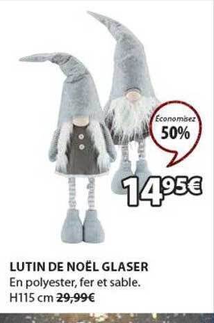 JYSK Lutin de noël glaser offre