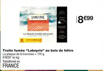 Monoprix Truite fumée offre