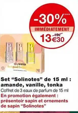 Monoprix Set offre
