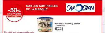 Monoprix Rillettes de thon offre