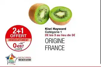 Monoprix Kiwi hayward offre