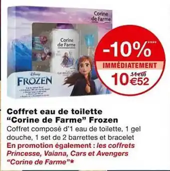 Monoprix Coffret eau de toilette offre