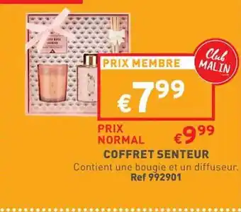 Trafic Coffret senteur offre