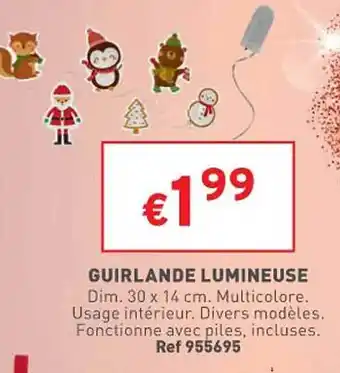 Trafic Guirlande lumineuse offre