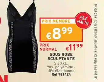 Trafic Sous robe sculptante offre