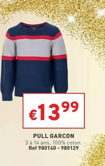 Trafic Pull garçon offre