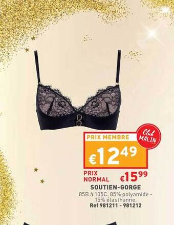 Trafic Soutien-gorge offre