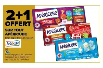 Carrefour Apéricube offre