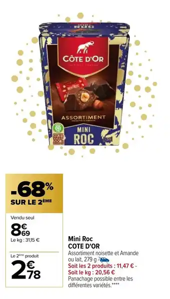 Carrefour Mini roc COTE D'OR offre