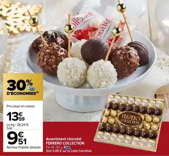 Carrefour Assortiment chocolat FERRERO COLLECTION offre