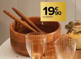 Carrefour Saladier en bois offre