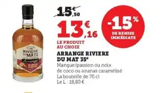 Super U Arrange riviere du mat 35 offre