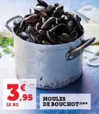 Super U Moules de bouchot offre